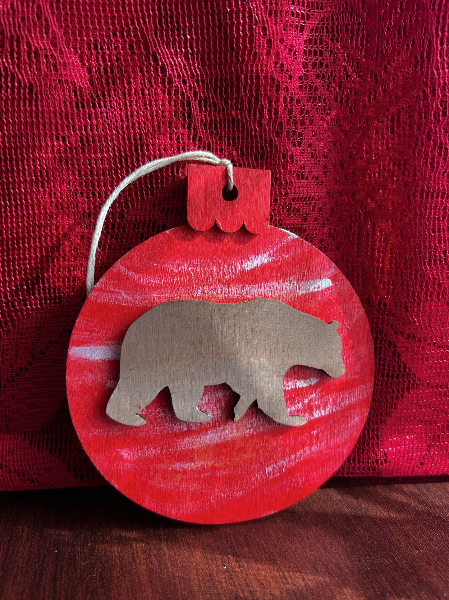 Bear Christmas ornament My Store