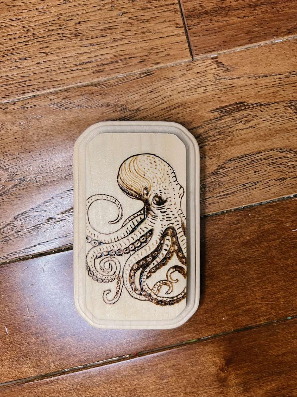 Octopus decorative piece Blazing Wood Creations