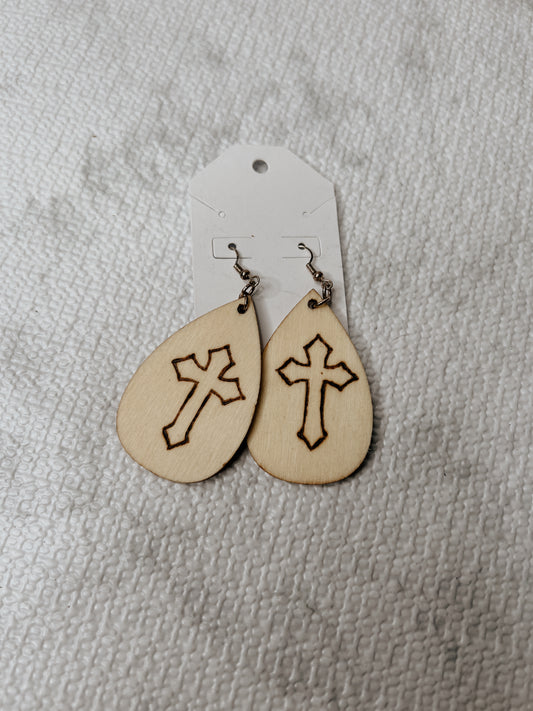 Cross earrings My Store
