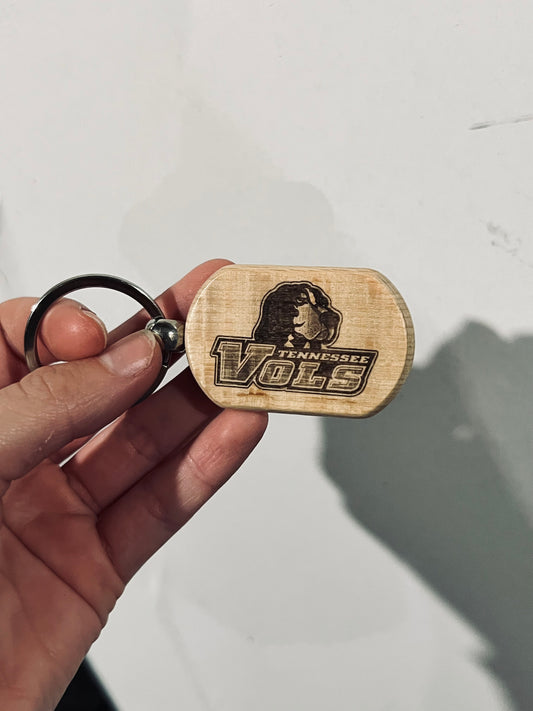 TN wooden keychain My Store