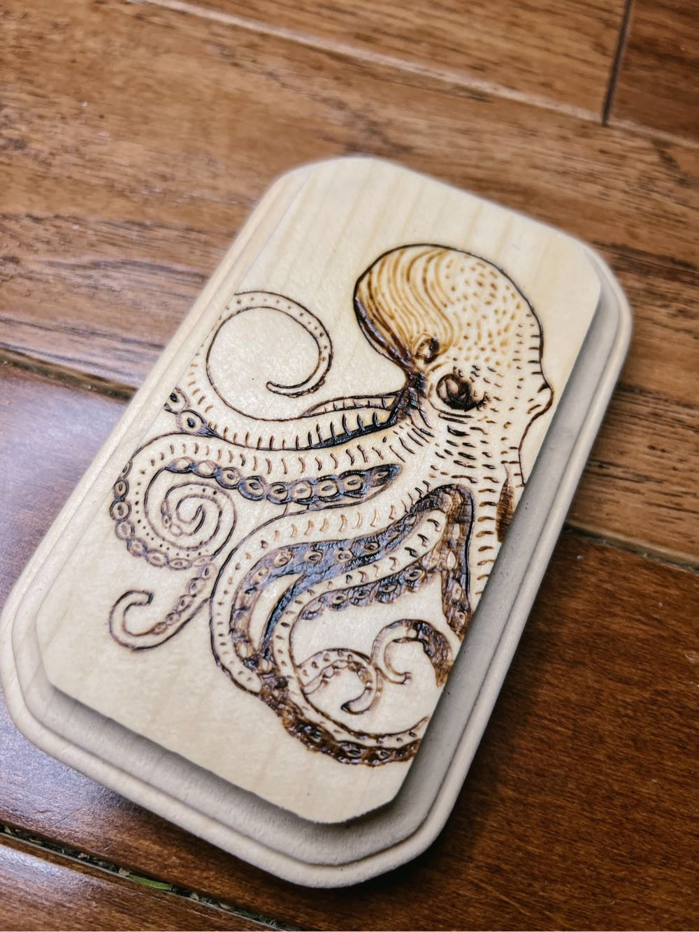 Octopus decorative piece Blazing Wood Creations