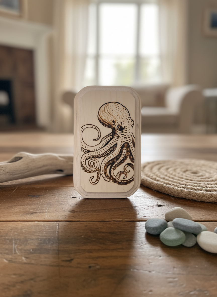 Octopus decorative piece Blazing Wood Creations