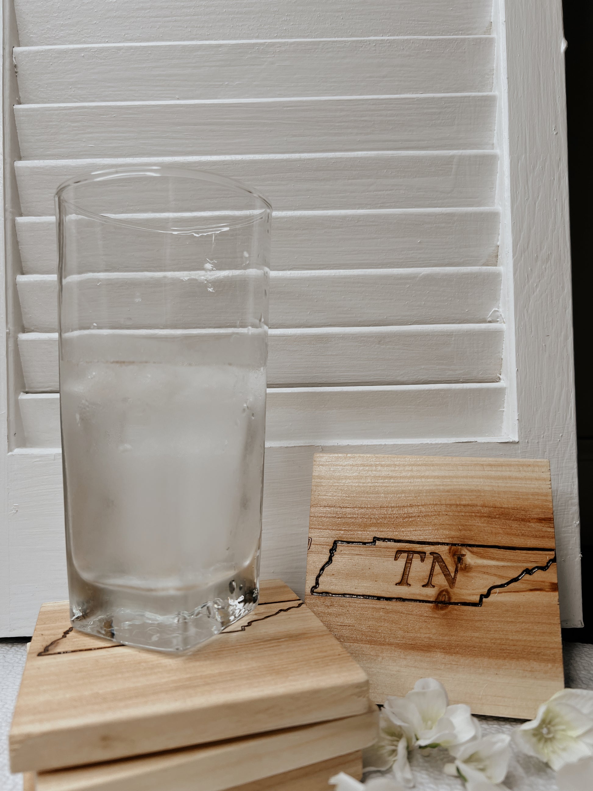 Tennessee state wooden coaster set of 4 My Store