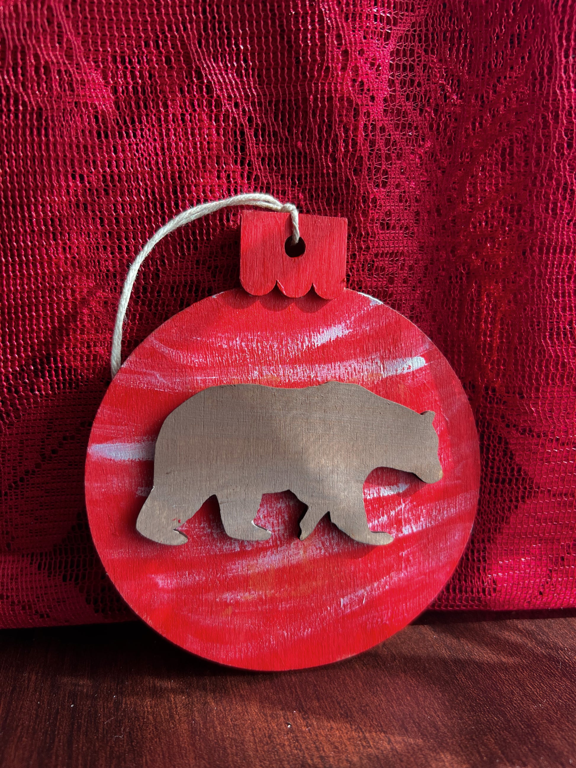 Bear Christmas ornament My Store