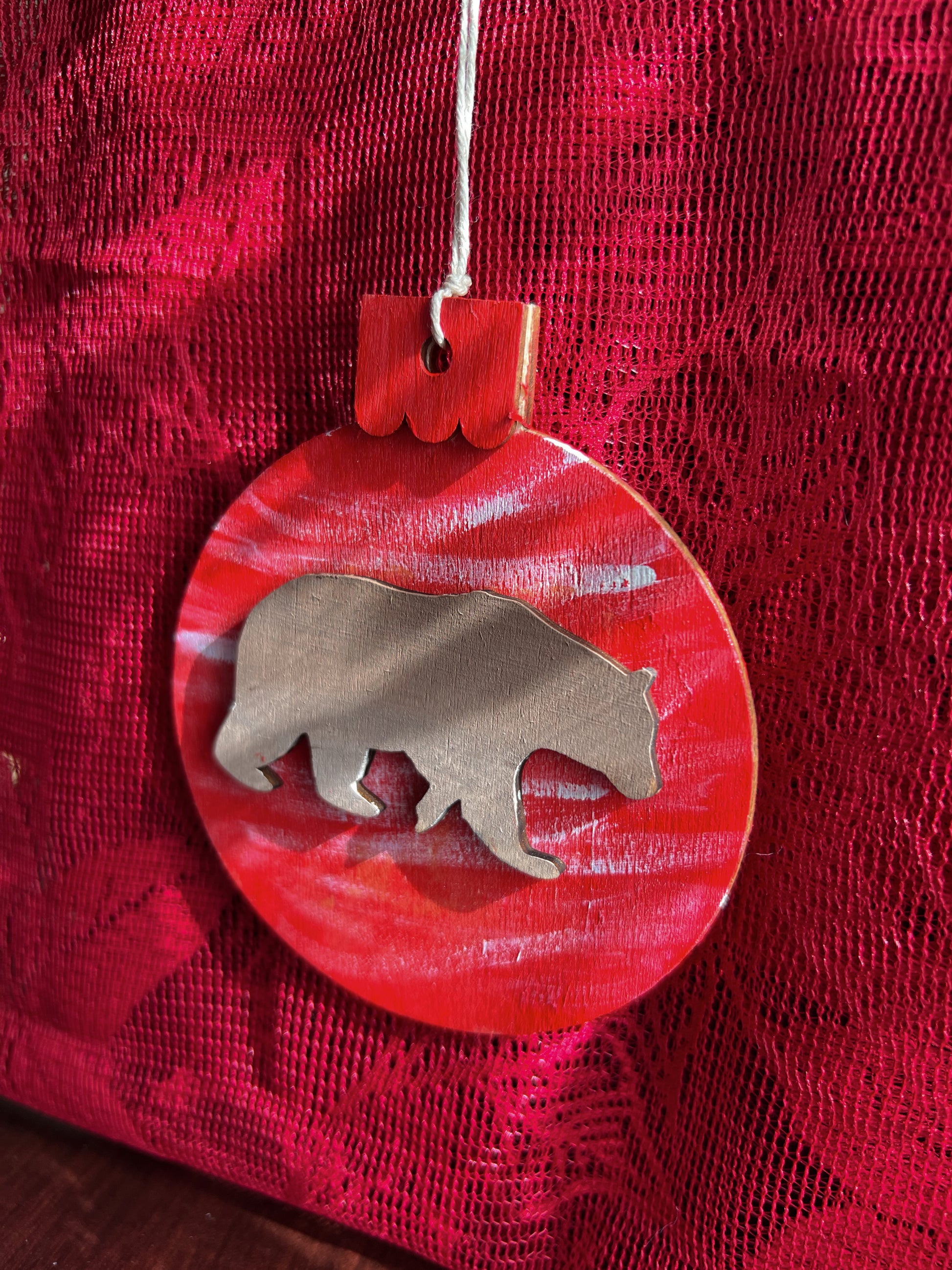 Bear Christmas ornament My Store