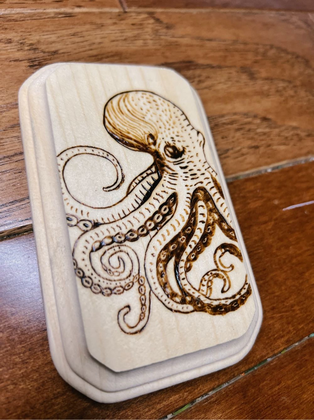 Octopus decorative piece Blazing Wood Creations