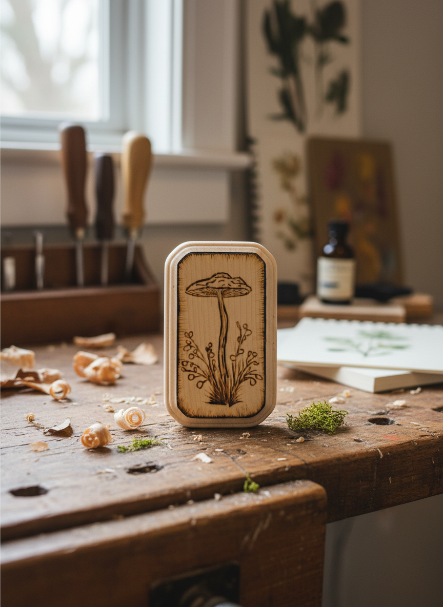 Mushroom decorative piece Blazing Wood Creations