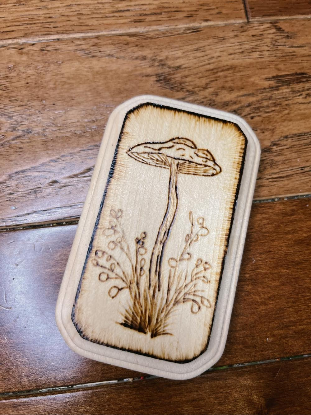 Mushroom decorative piece Blazing Wood Creations