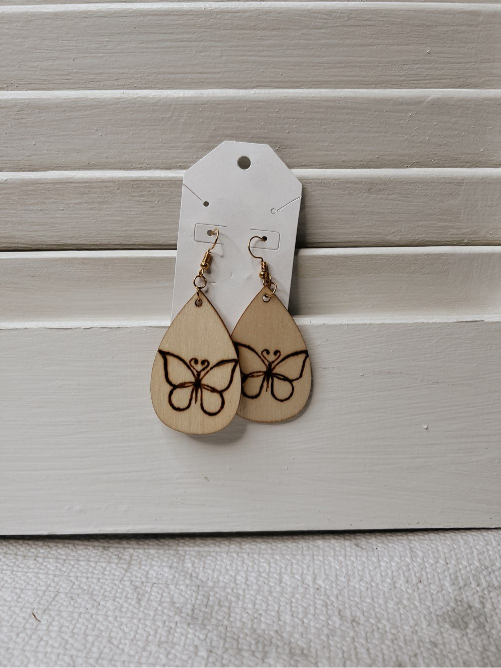 Butterfly tear drop earrings My Store