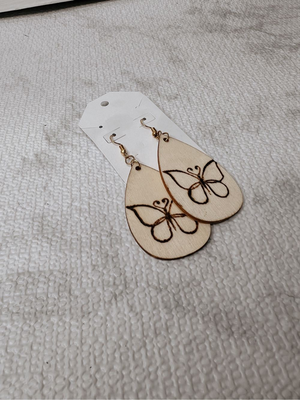 Butterfly tear drop earrings My Store