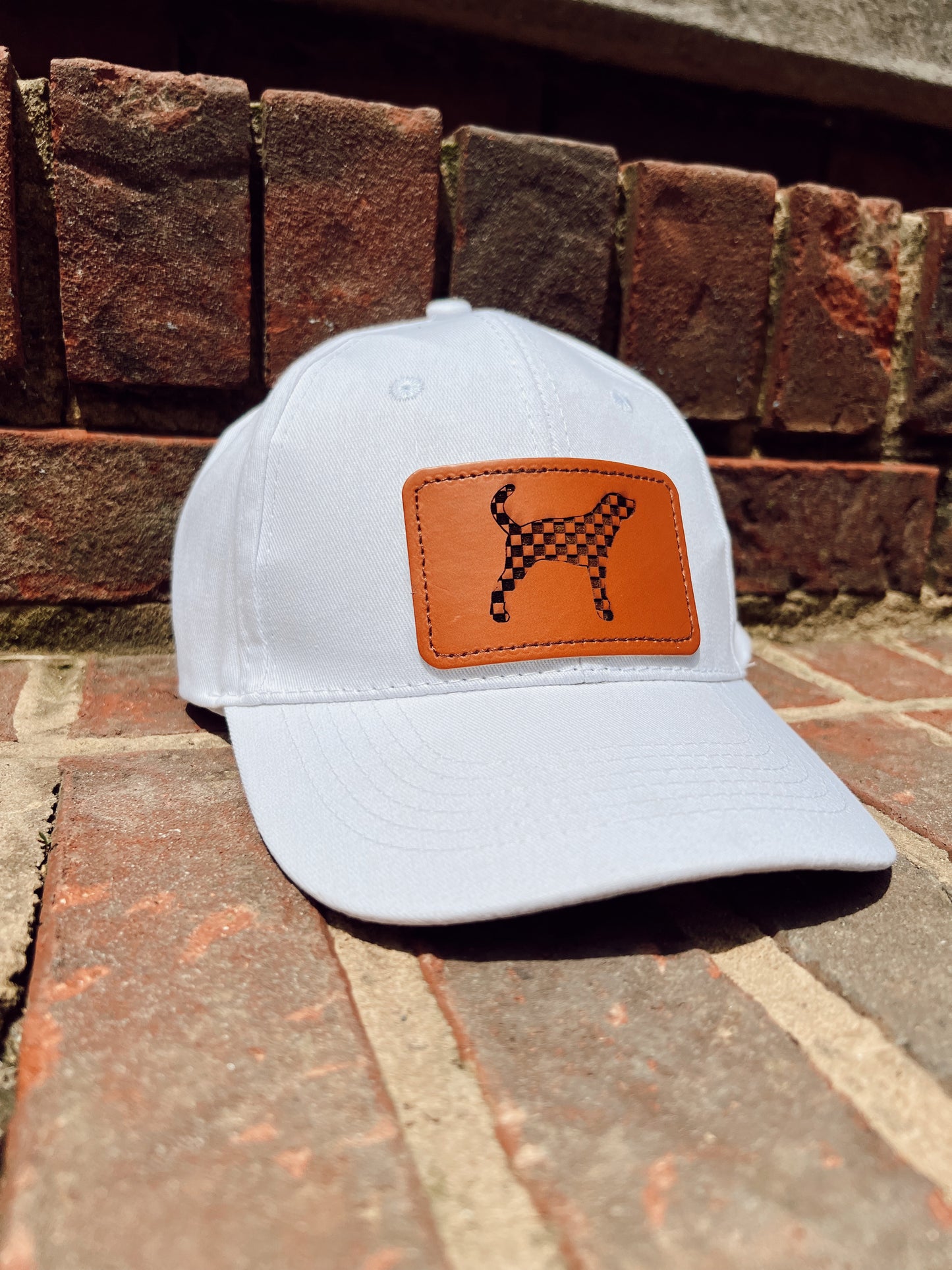 Smokey leather patch hat My Store