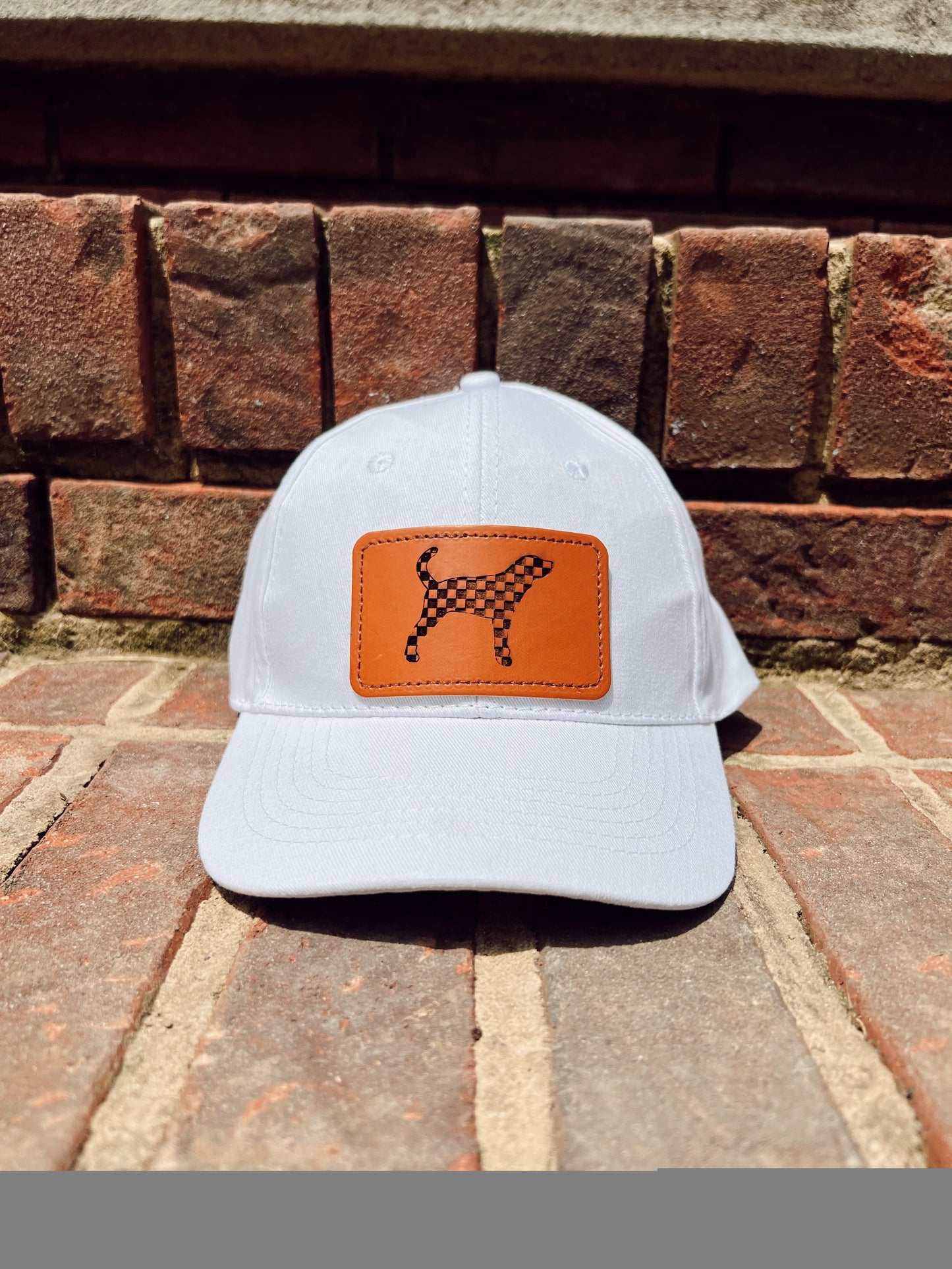 Smokey leather patch hat My Store